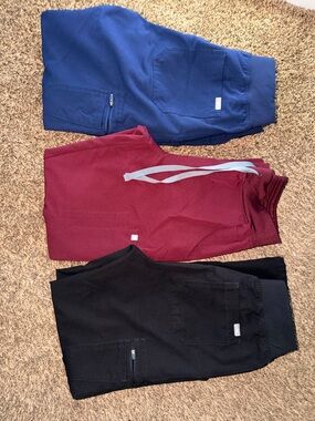 Figs HW YOLA Scrub Pants - Blue, Burgundy, Black